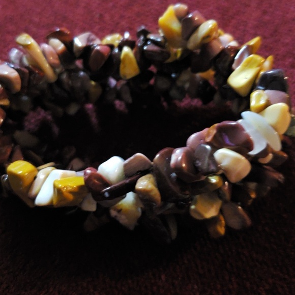 New multicolor  Brown stone bracelet - Picture 3 of 4